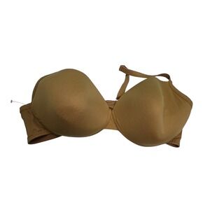 Cacique Full Coverage Underwire Strapless Convertible‎ Bra 44DD Nude